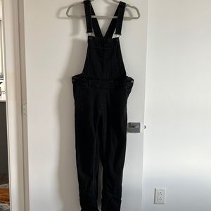 H&M Black Faded straight leg overalls